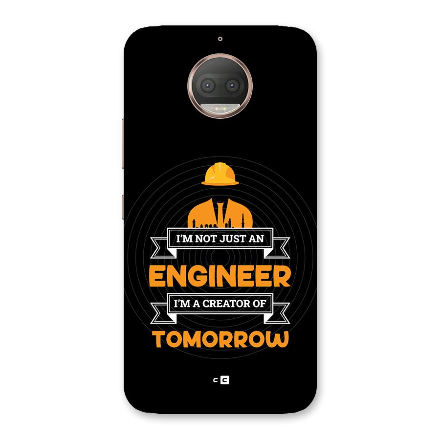 Creator Of Tomorrow Back Case for Moto G5s Plus