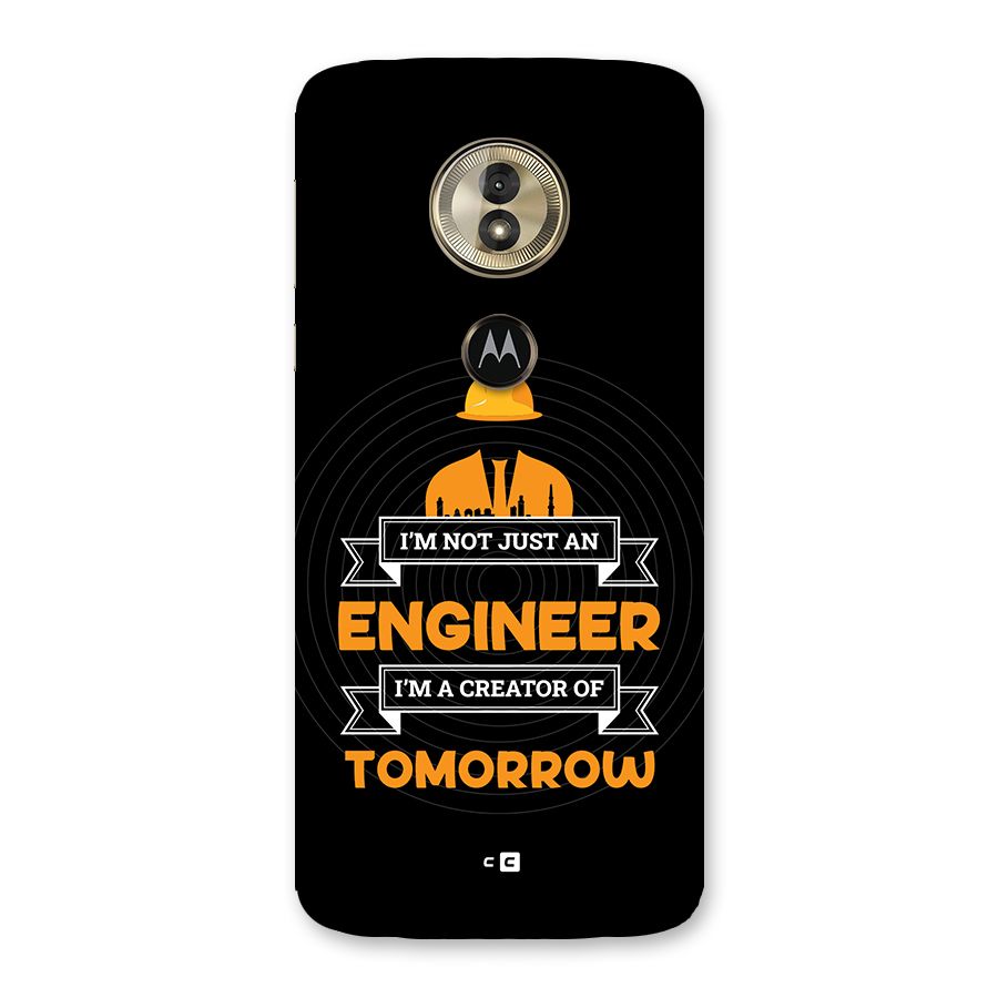 Creator Of Tomorrow Back Case for Moto G6 Play