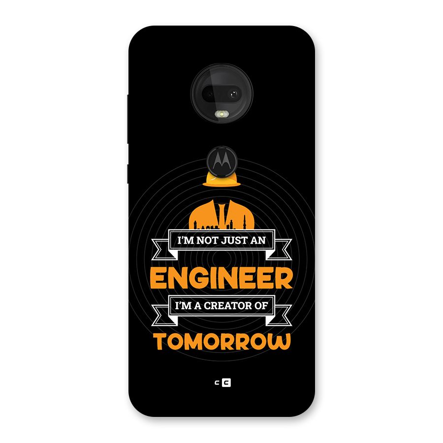 Creator Of Tomorrow Back Case for Moto G7