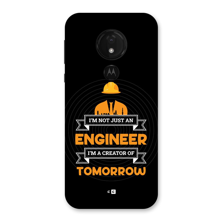 Creator Of Tomorrow Back Case for Moto G7 Power