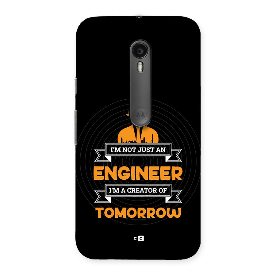 Creator Of Tomorrow Back Case for Moto G Turbo