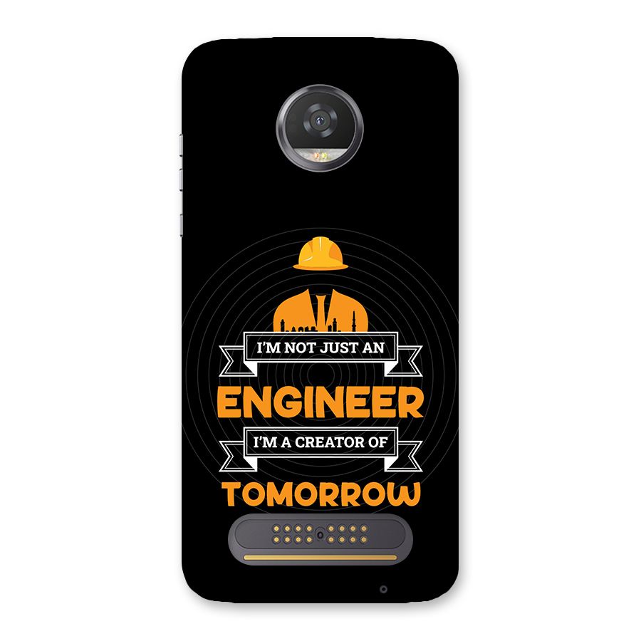Creator Of Tomorrow Back Case for Moto Z2 Play