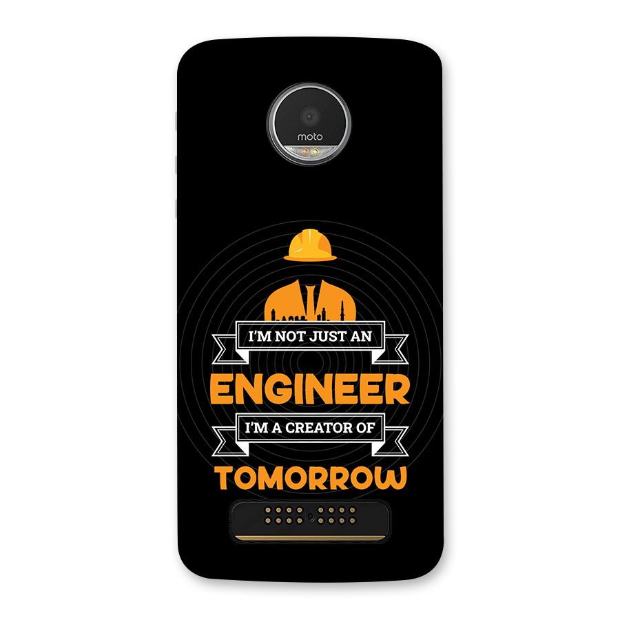 Creator Of Tomorrow Back Case for Moto Z Play