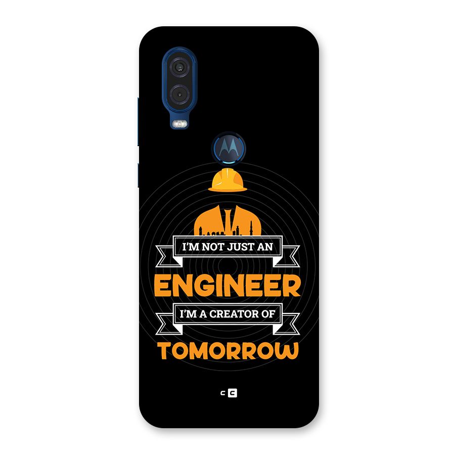 Creator Of Tomorrow Back Case for Motorola One Vision