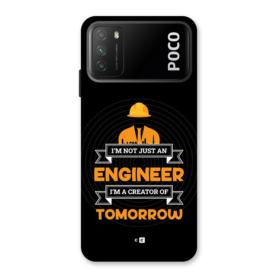 Creator Of Tomorrow Back Case for Poco M3