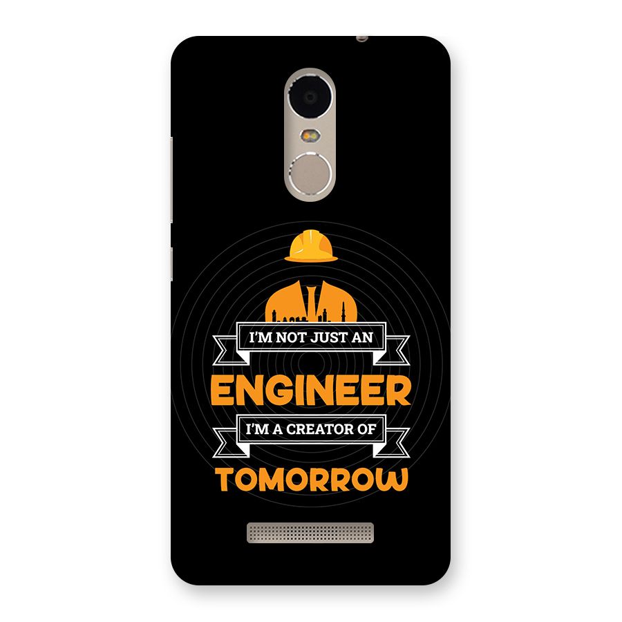 Creator Of Tomorrow Back Case for Redmi Note 3