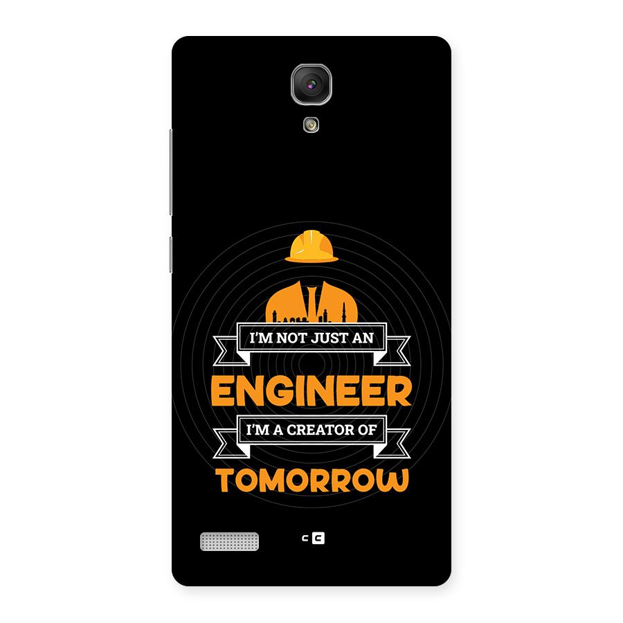 Creator Of Tomorrow Back Case for Redmi Note 4