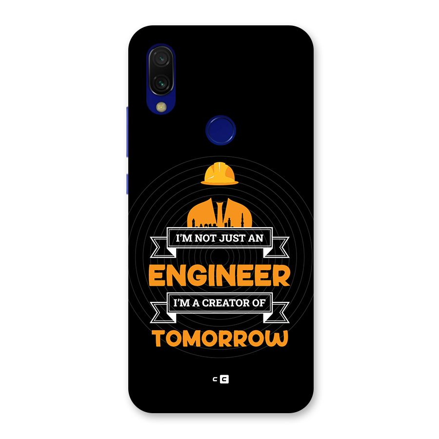 Creator Of Tomorrow Back Case for Redmi Y3