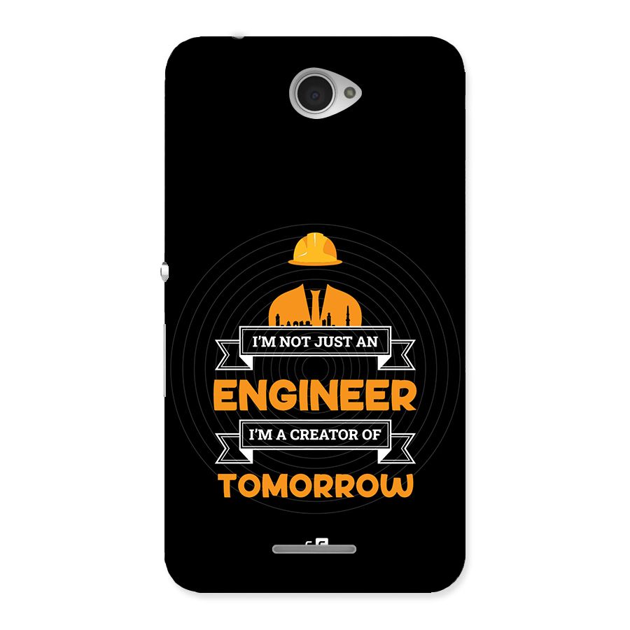 Creator Of Tomorrow Back Case for Xperia E4