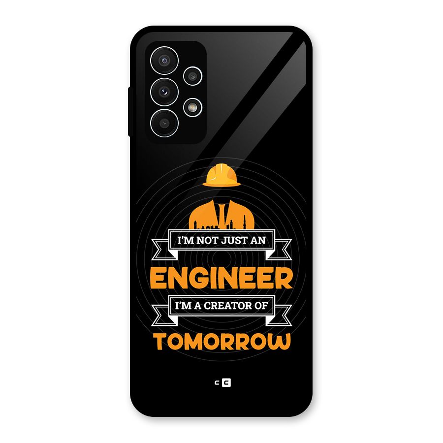 Creator Of Tomorrow Glass Back Case for Galaxy A23