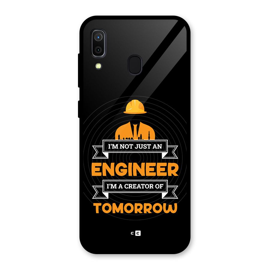 Creator Of Tomorrow Glass Back Case for Galaxy A30