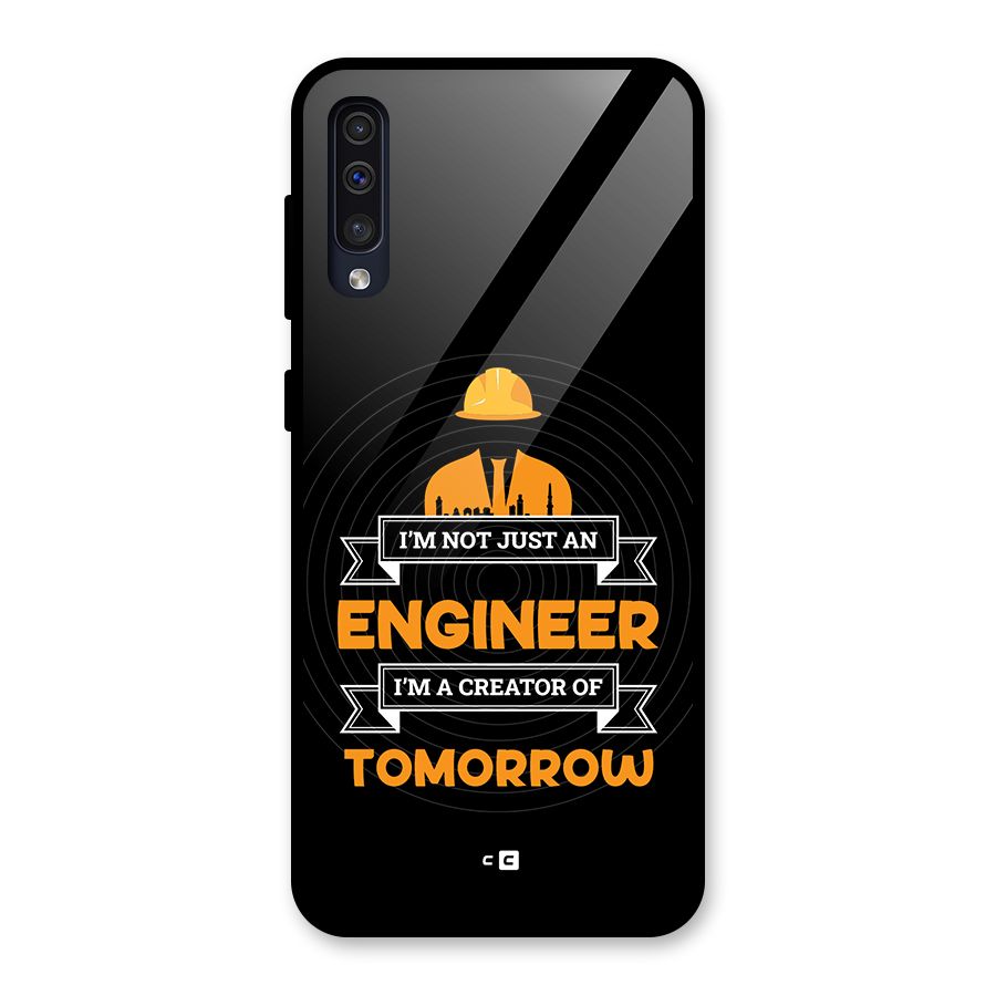 Creator Of Tomorrow Glass Back Case for Galaxy A30s