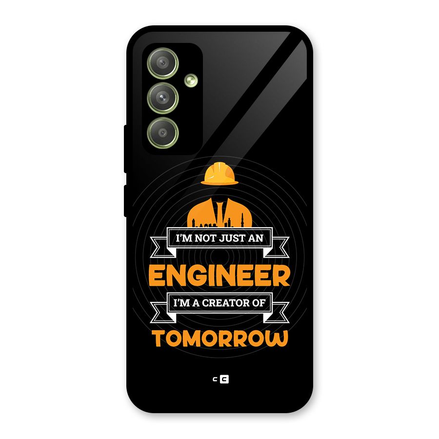 Creator Of Tomorrow Glass Back Case for Galaxy A54
