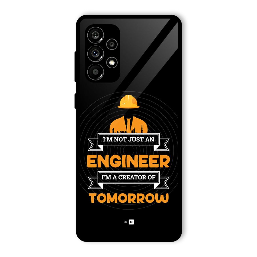 Creator Of Tomorrow Glass Back Case for Galaxy A73 5G