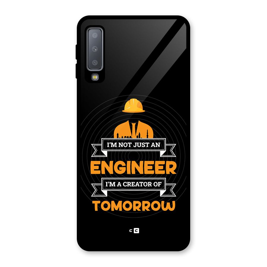 Creator Of Tomorrow Glass Back Case for Galaxy A7 (2018)
