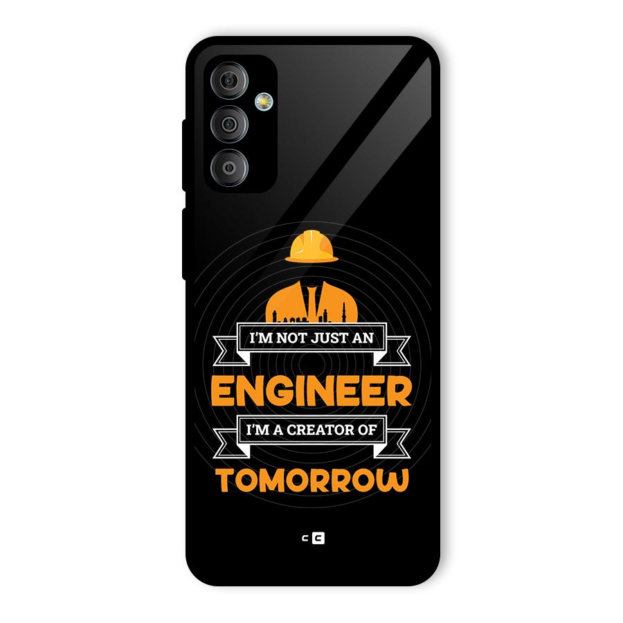 Creator Of Tomorrow Glass Back Case for Galaxy F23