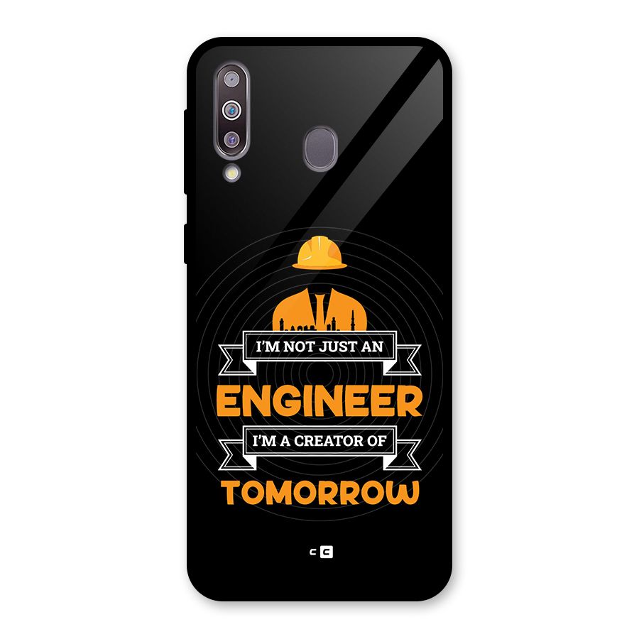 Creator Of Tomorrow Glass Back Case for Galaxy M30