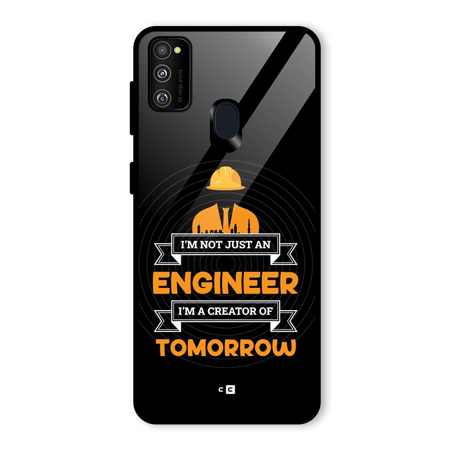 Creator Of Tomorrow Glass Back Case for Galaxy M30s