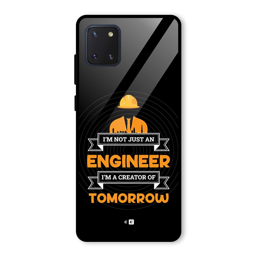 Creator Of Tomorrow Glass Back Case for Galaxy Note 10 Lite