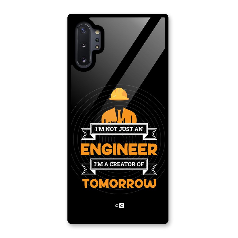 Creator Of Tomorrow Glass Back Case for Galaxy Note 10 Plus