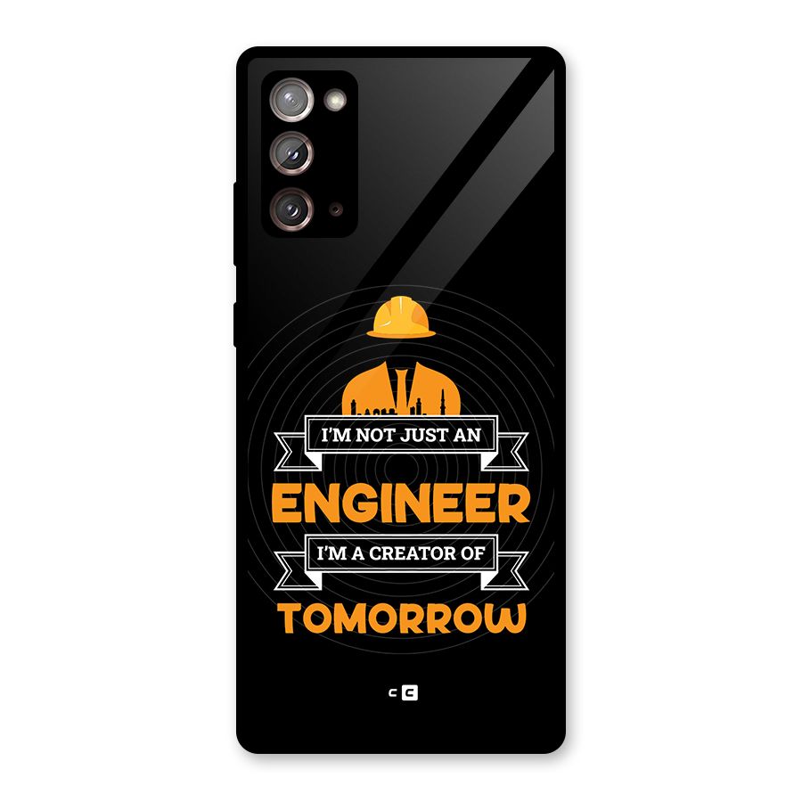 Creator Of Tomorrow Glass Back Case for Galaxy Note 20