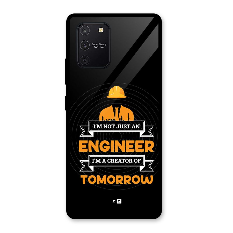 Creator Of Tomorrow Glass Back Case for Galaxy S10 Lite