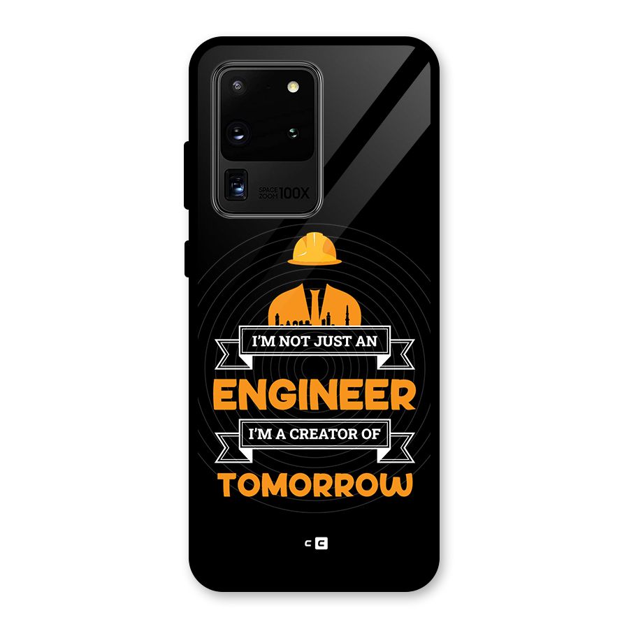 Creator Of Tomorrow Glass Back Case for Galaxy S20 Ultra