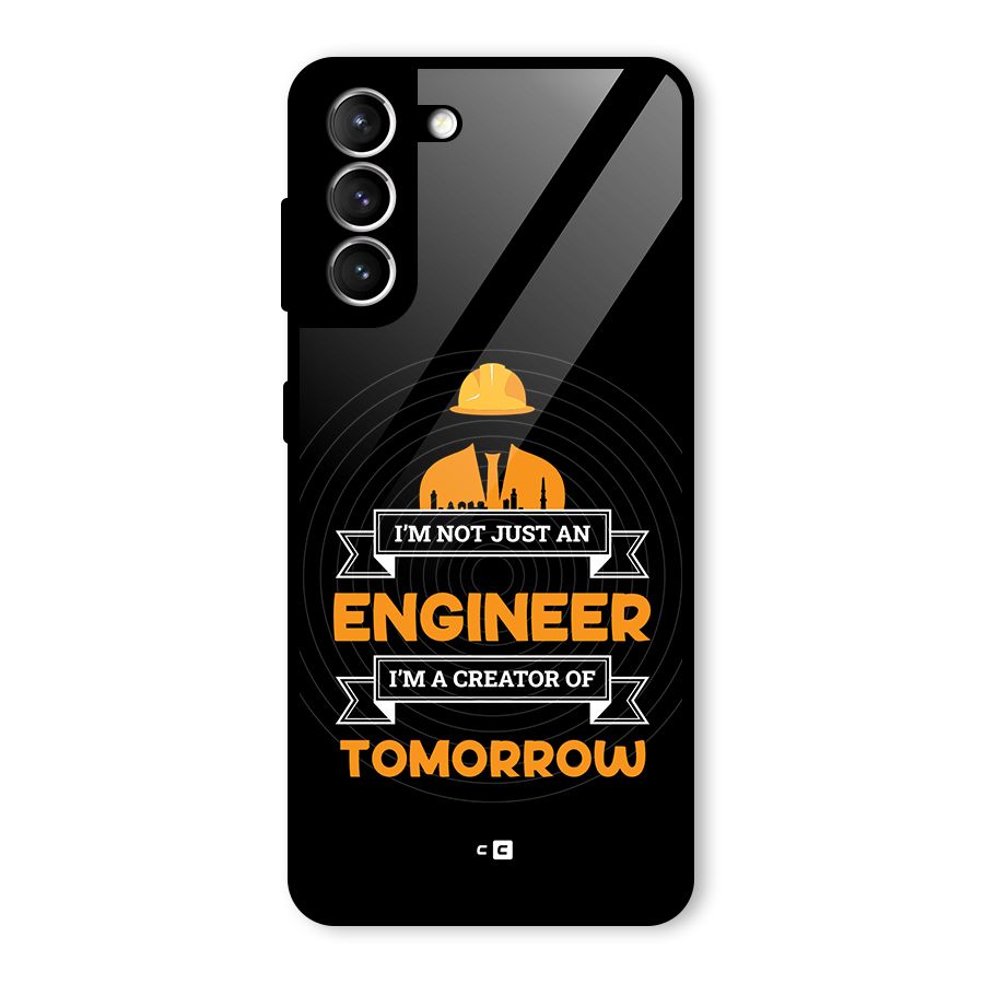 Creator Of Tomorrow Glass Back Case for Galaxy S21 5G