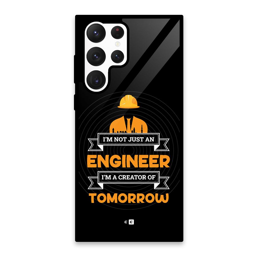 Creator Of Tomorrow Glass Back Case for Galaxy S22 Ultra 5G