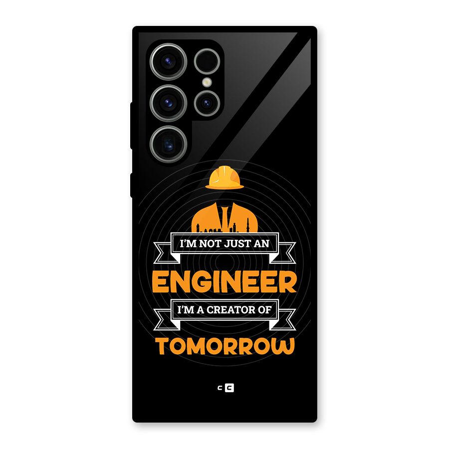 Creator Of Tomorrow Glass Back Case for Galaxy S23 Ultra