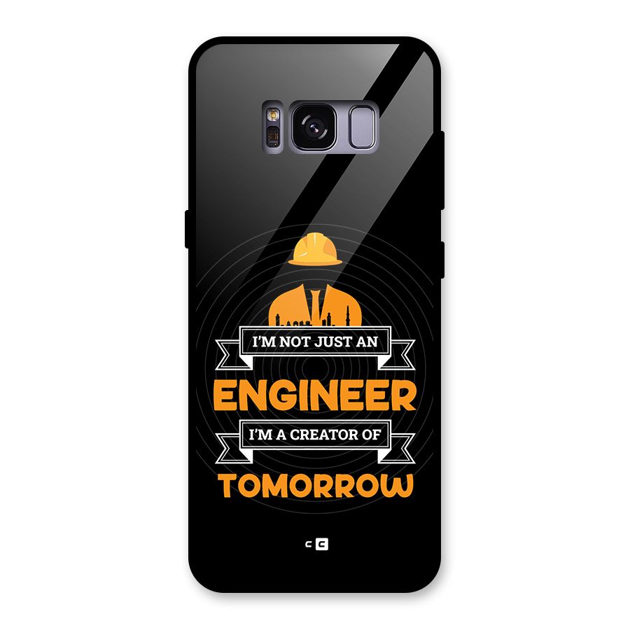 Creator Of Tomorrow Glass Back Case for Galaxy S8
