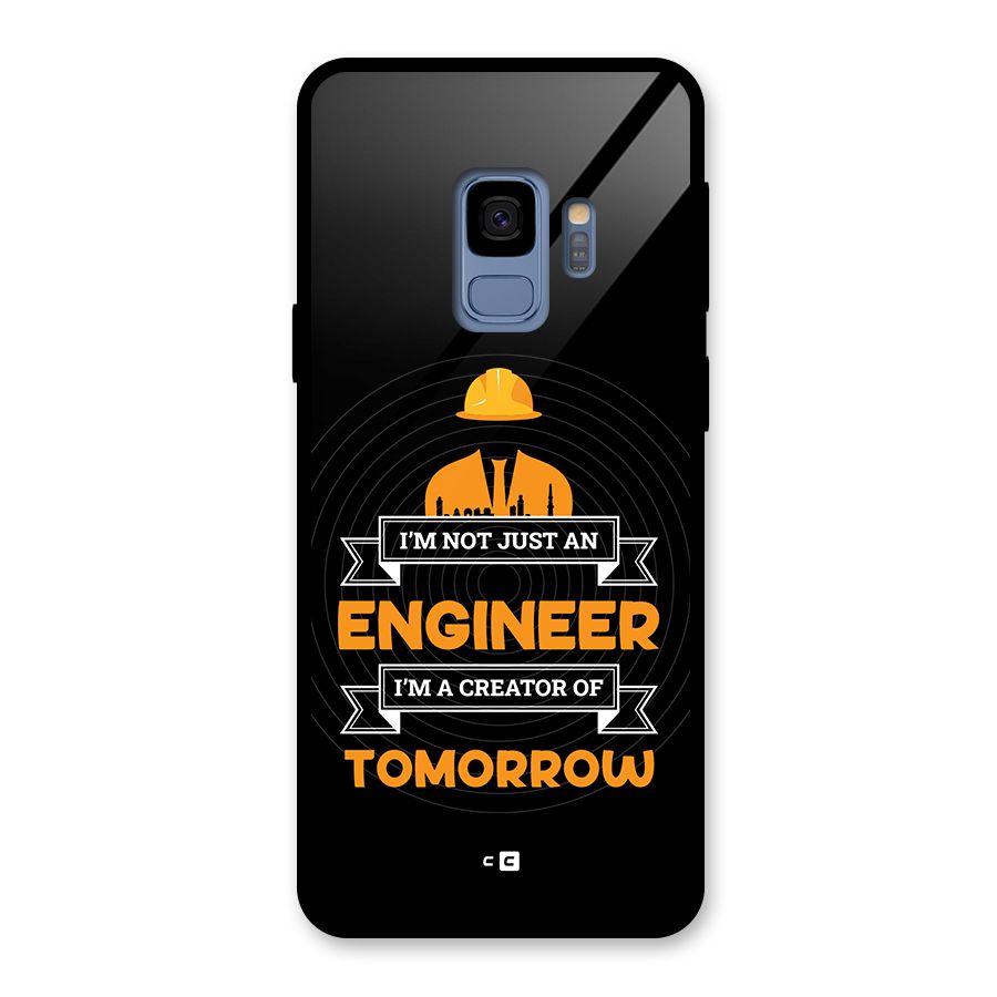 Creator Of Tomorrow Glass Back Case for Galaxy S9