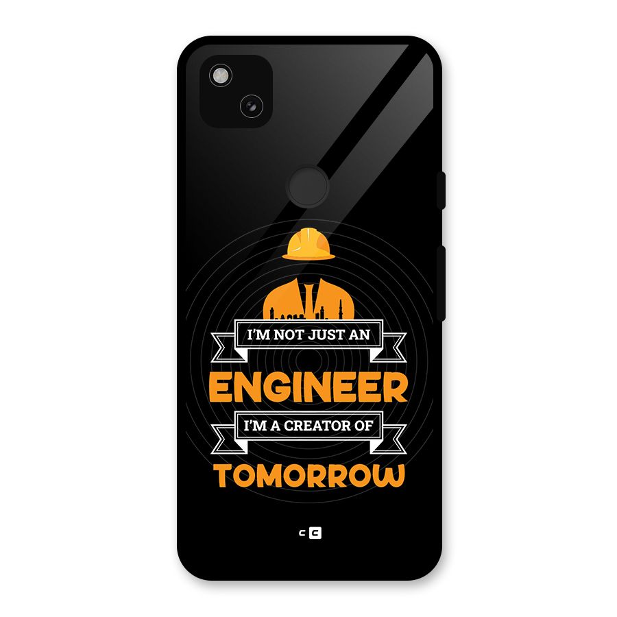 Creator Of Tomorrow Glass Back Case for Google Pixel 4a