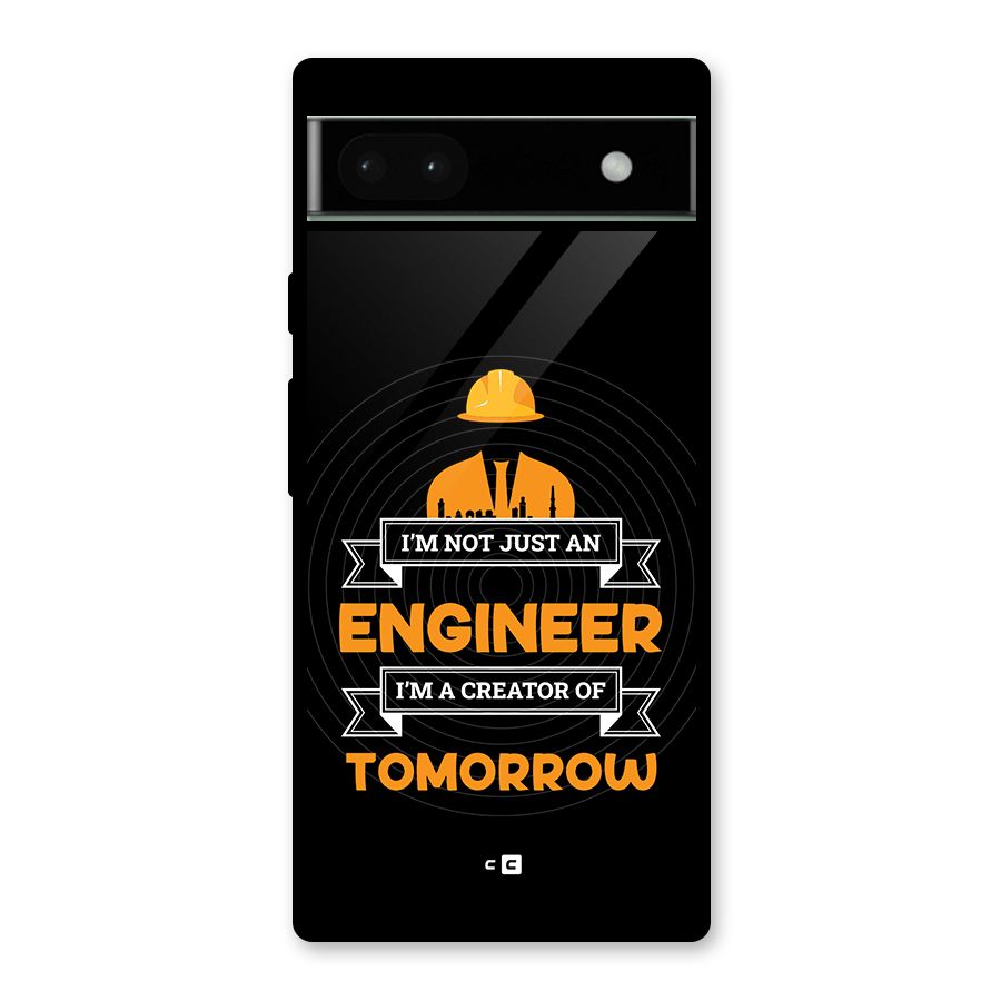Creator Of Tomorrow Glass Back Case for Google Pixel 6a