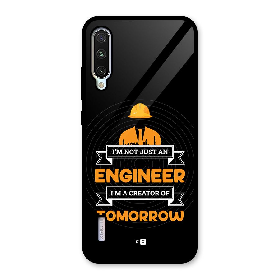 Creator Of Tomorrow Glass Back Case for Mi A3