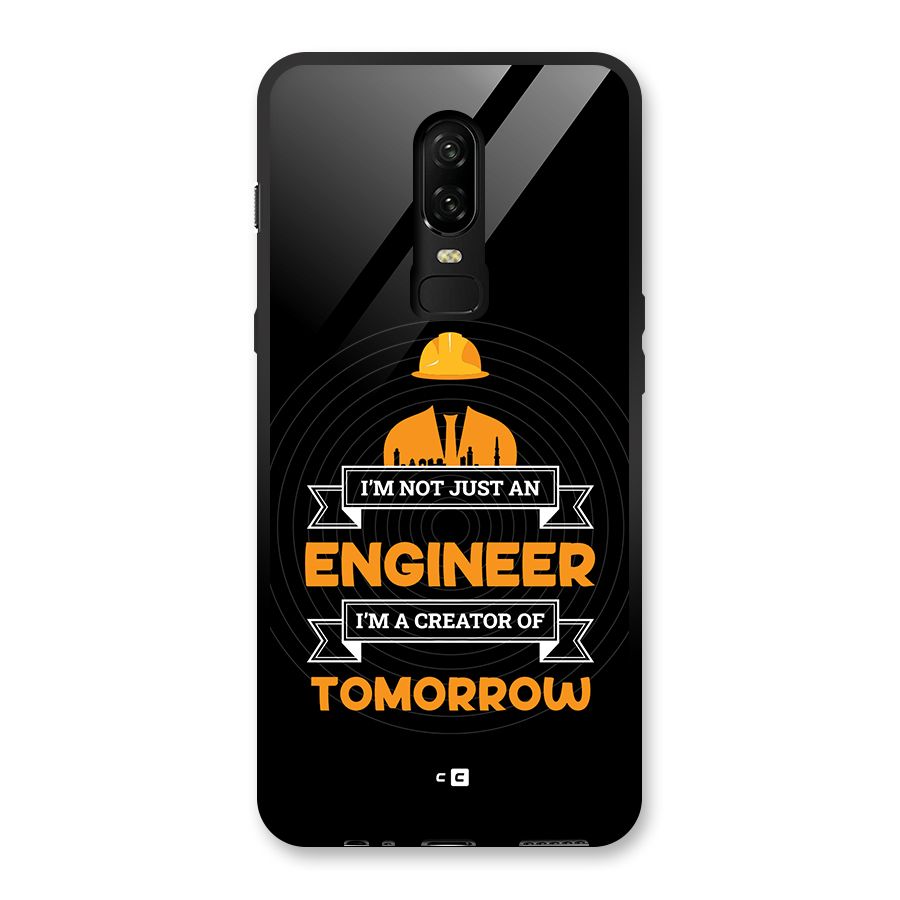 Creator Of Tomorrow Glass Back Case for OnePlus 6