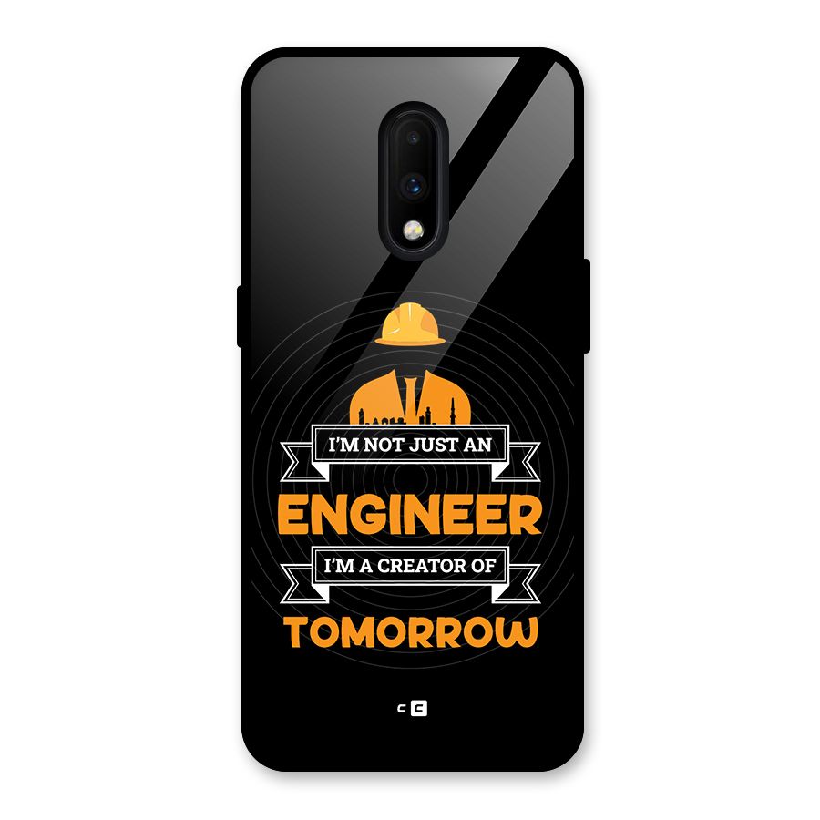 Creator Of Tomorrow Glass Back Case for OnePlus 7