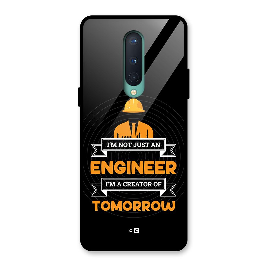 Creator Of Tomorrow Glass Back Case for OnePlus 8