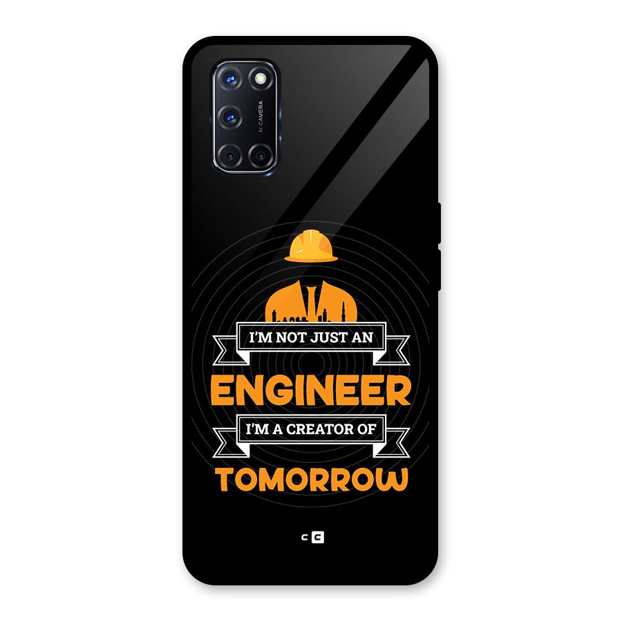 Creator Of Tomorrow Glass Back Case for Oppo A52