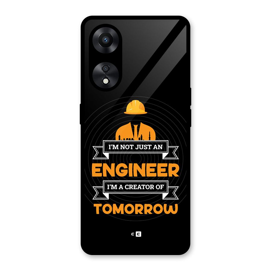 Creator Of Tomorrow Glass Back Case for Oppo A78