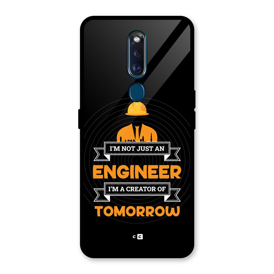 Creator Of Tomorrow Glass Back Case for Oppo F11 Pro