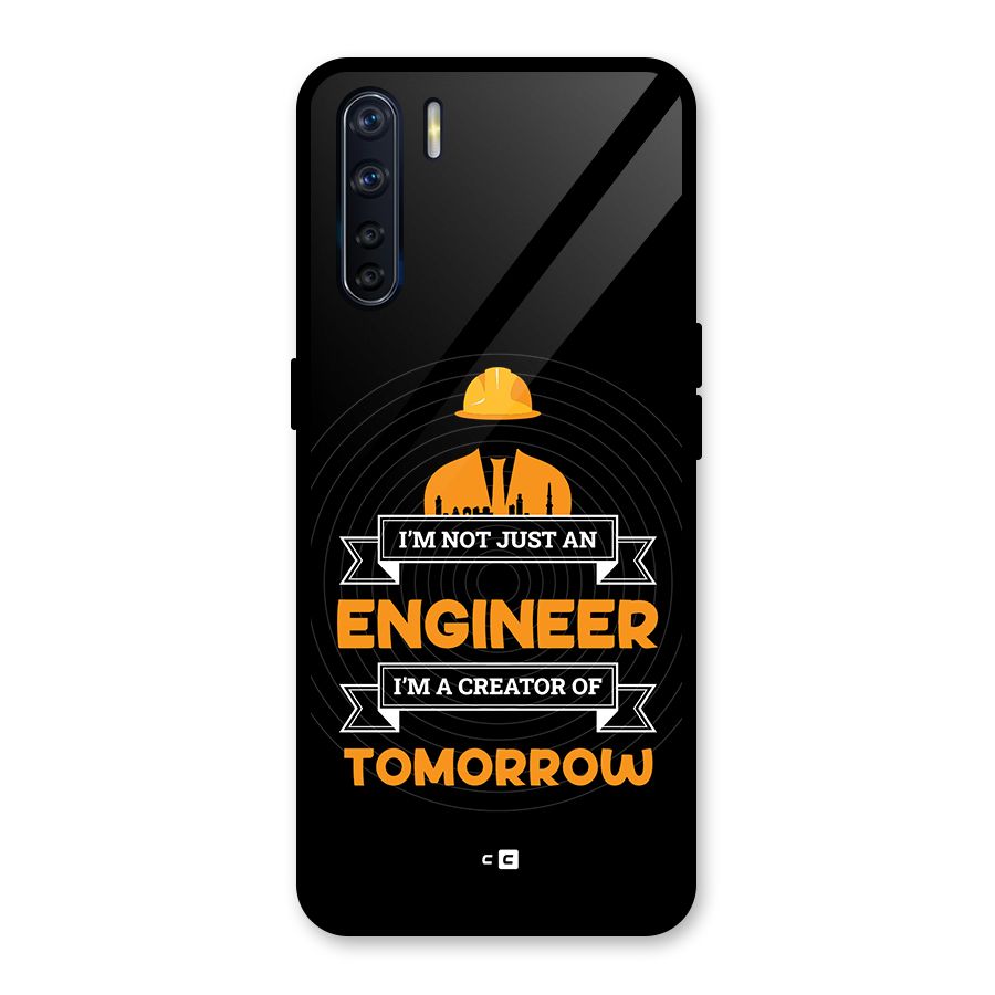 Creator Of Tomorrow Glass Back Case for Oppo F15