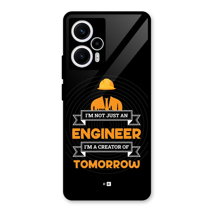 Creator Of Tomorrow Glass Back Case for Poco F5
