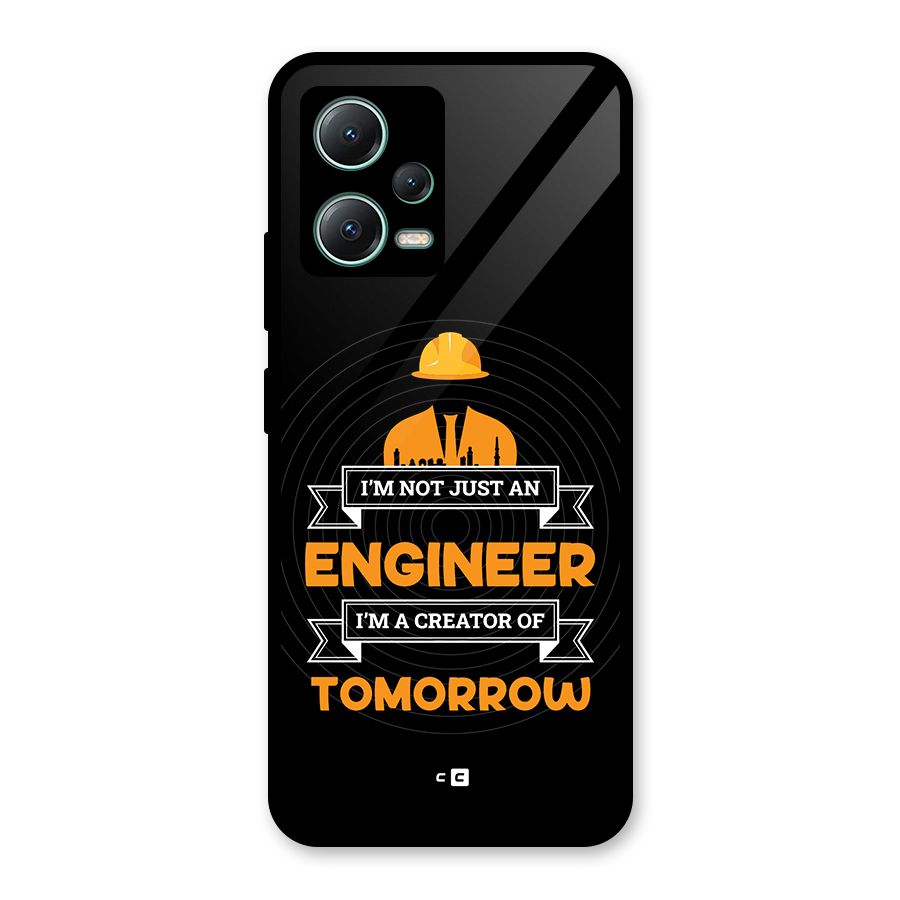 Creator Of Tomorrow Glass Back Case for Poco X5