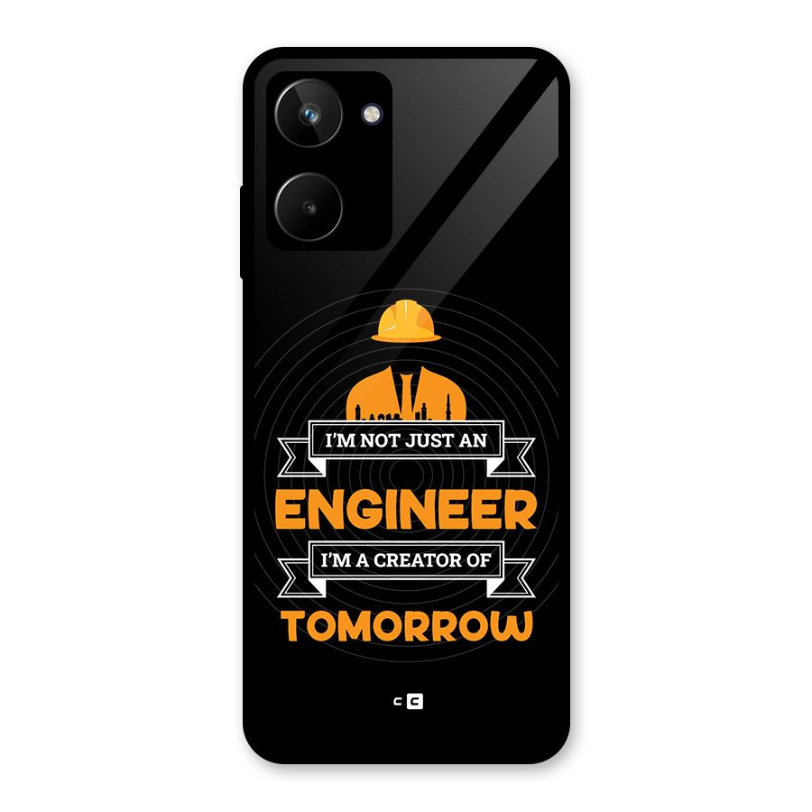 Creator Of Tomorrow Glass Back Case for Realme 10
