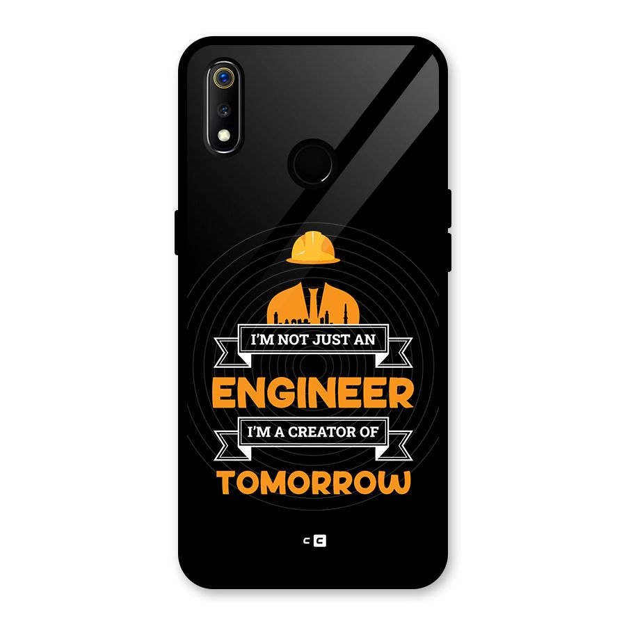 Creator Of Tomorrow Glass Back Case for Realme 3i
