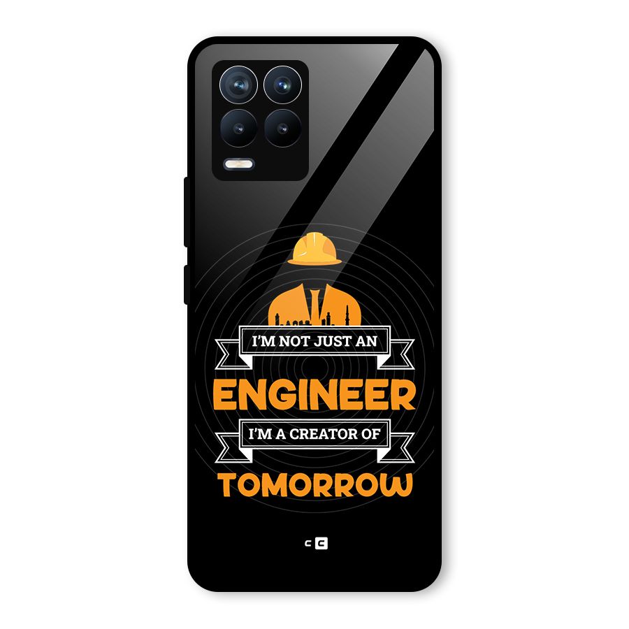 Creator Of Tomorrow Glass Back Case for Realme 8