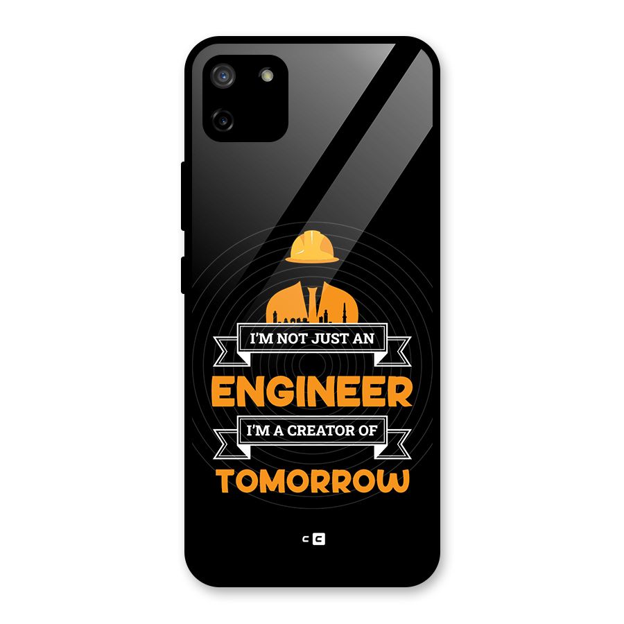 Creator Of Tomorrow Glass Back Case for Realme C11