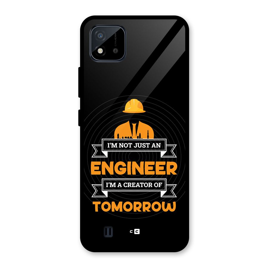 Creator Of Tomorrow Glass Back Case for Realme C11 2021