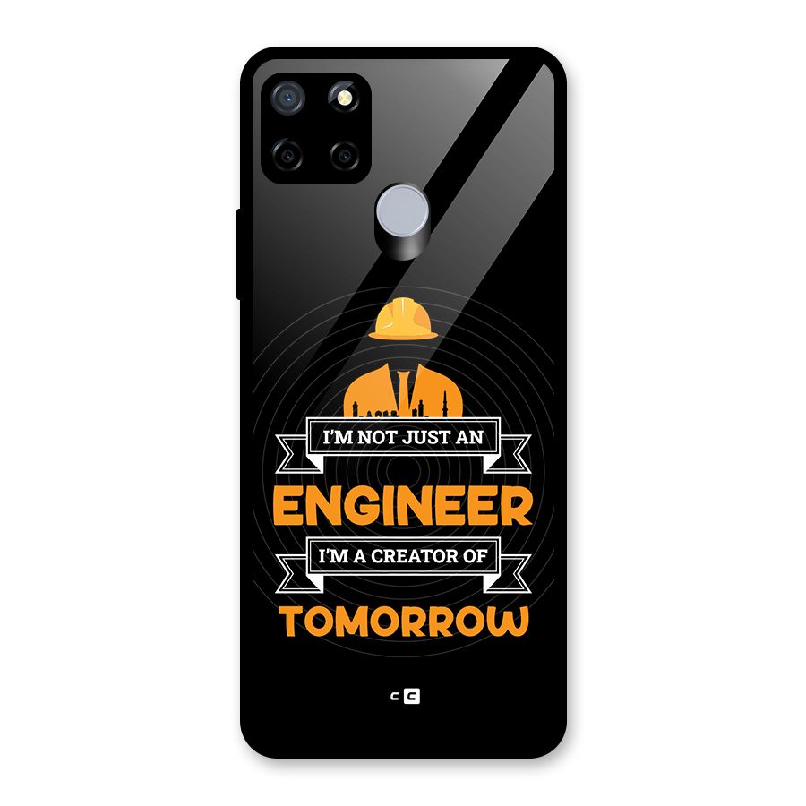 Creator Of Tomorrow Glass Back Case for Realme C12